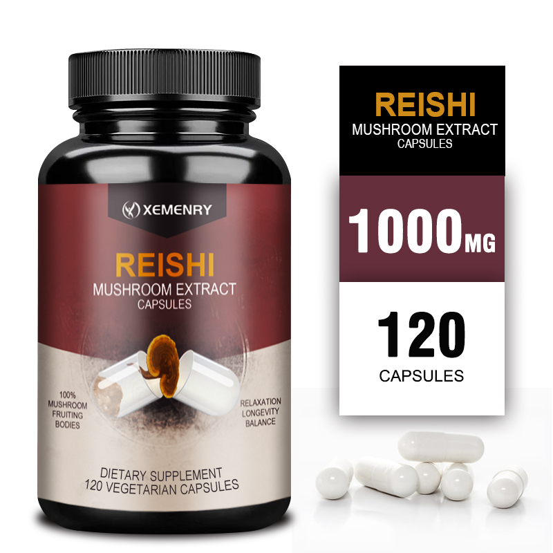 Tulsi Holy Basil - Reishi-Kapseln – lindern Stress, verbessern den