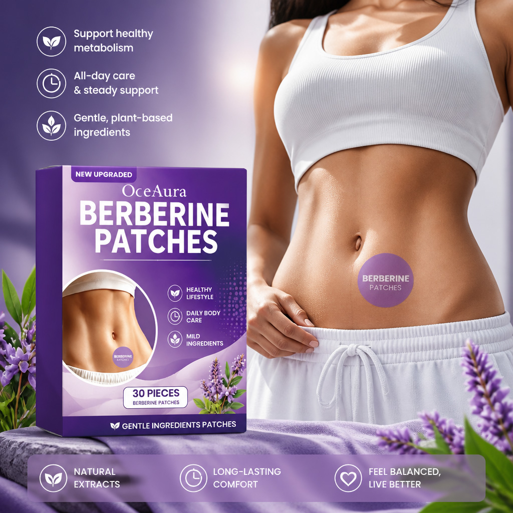 Herbal Wellness Formula - OceAura Berberine Pflege-Patches Kräuter-Wellness Tägliche Natürliche