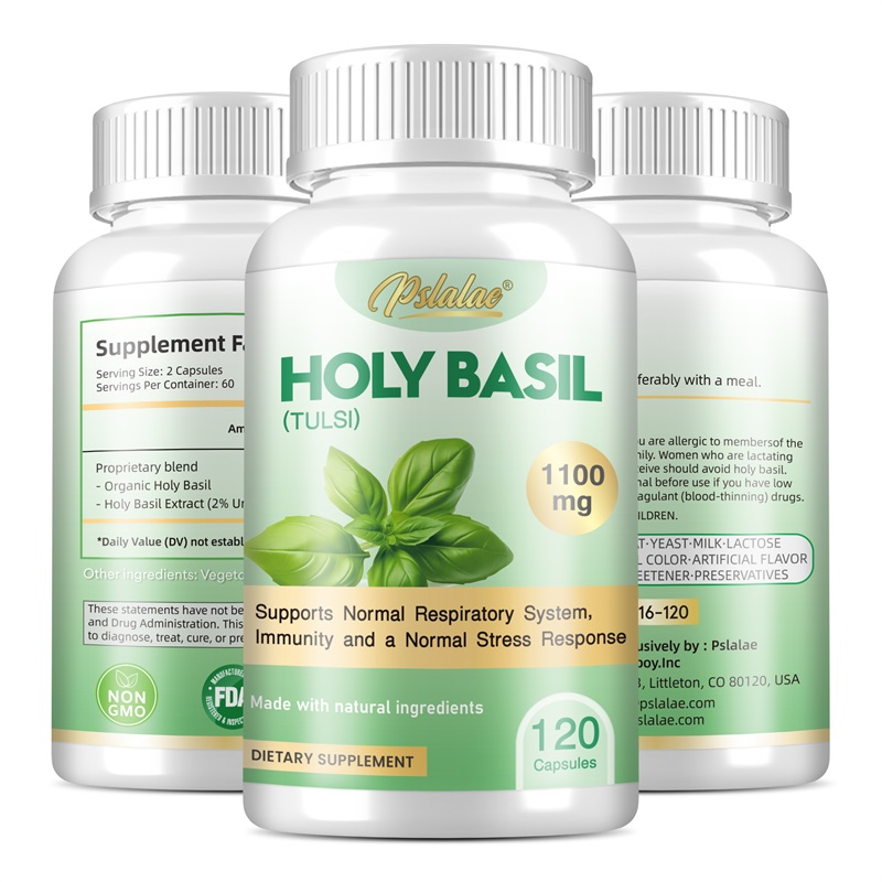 Tulsi Holy Basil - Heilige Basilikum-Kapseln – Verbessern Sie die