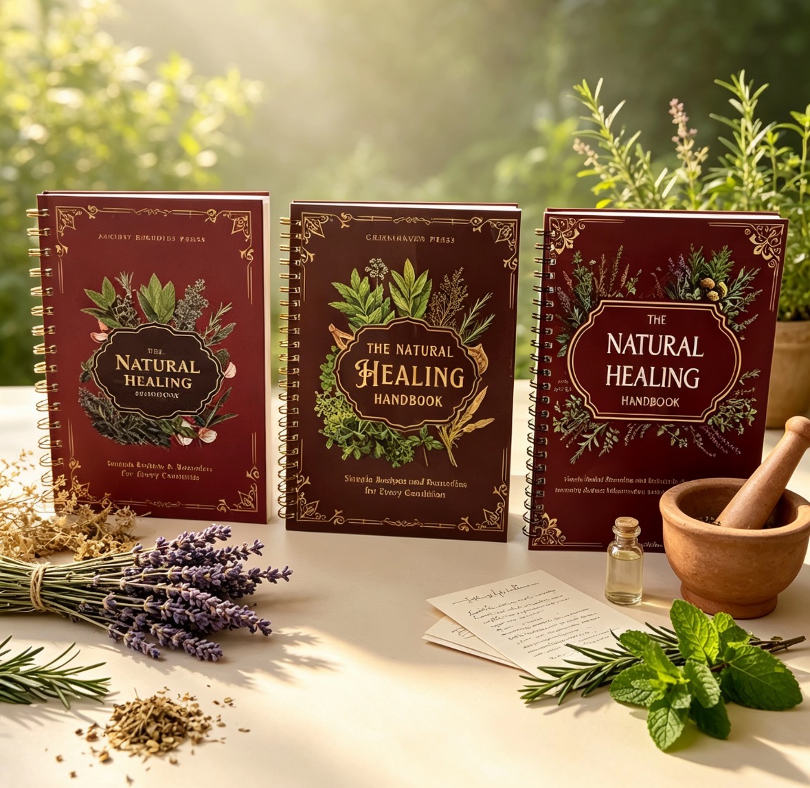Herbal Holistic Wellness - Das Handbuch der natürlichen Heilung, 3-Versionen-Kratzbuch