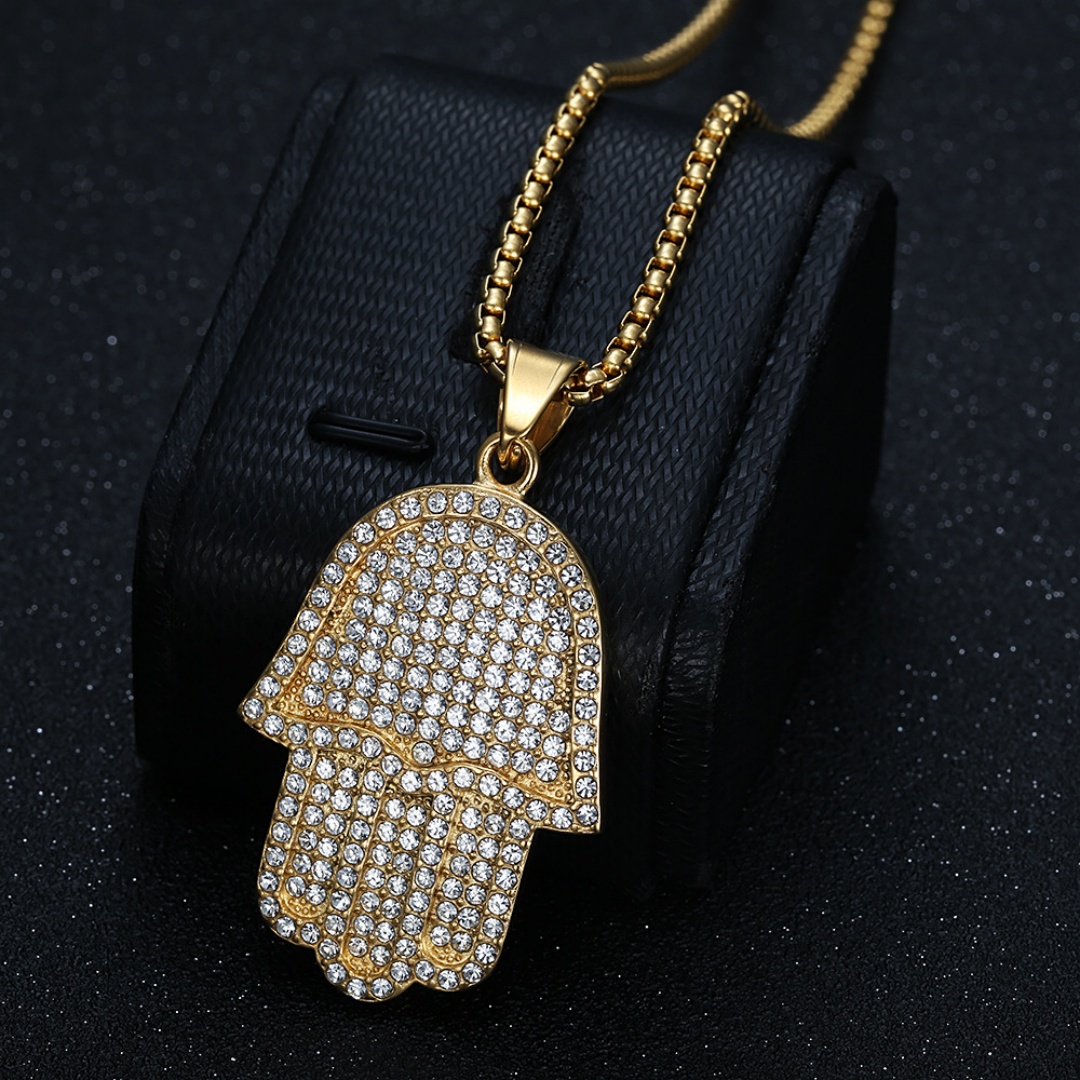 Hip-Hop Iced Out Hamsa Hand de – Tulsi Holy Basil Bewertung und Preis