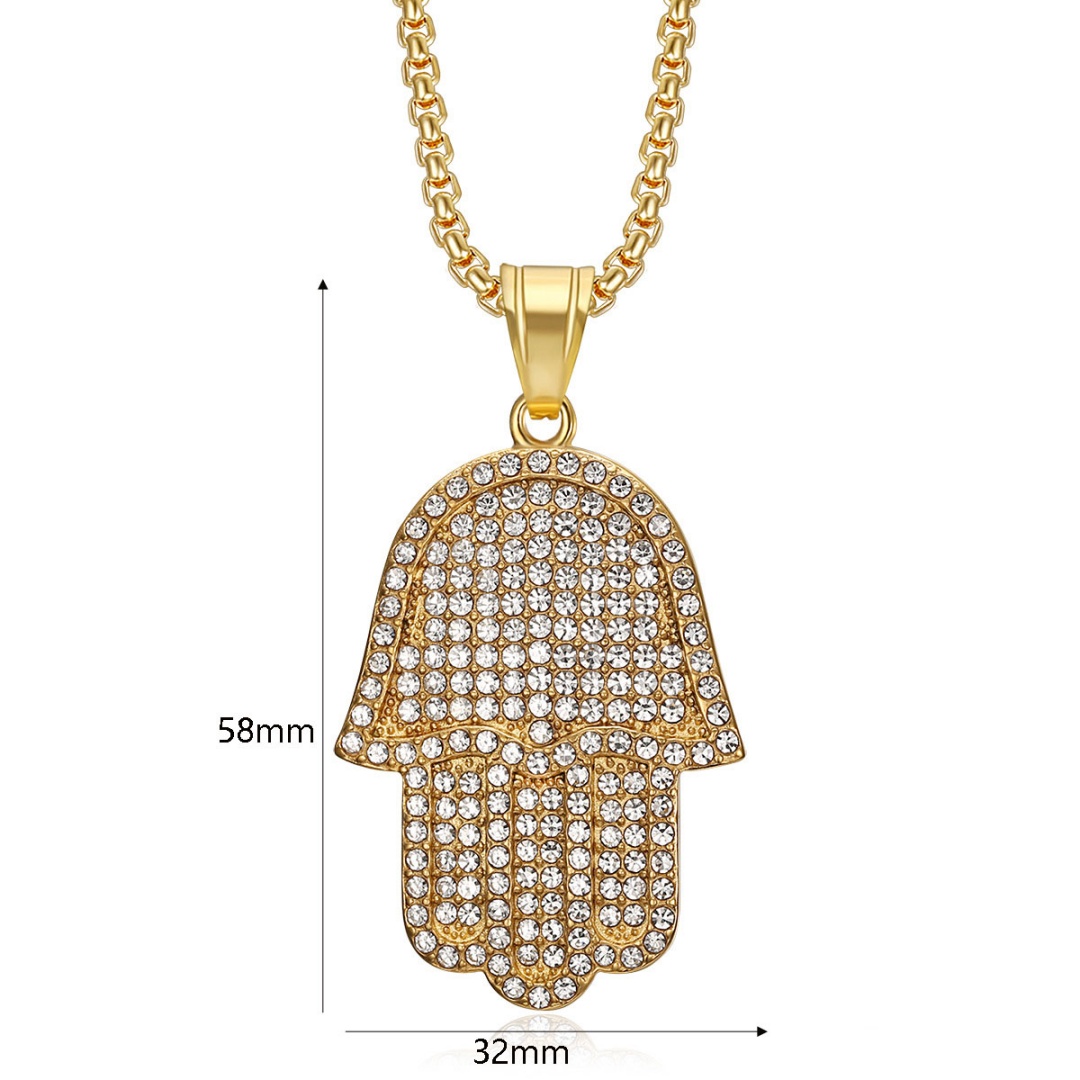 Hip-Hop Iced Out Hamsa Hand de – Tulsi Holy Basil Bewertung und Preis