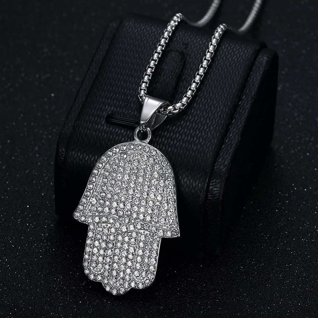 Hip-Hop Iced Out Hamsa Hand de – Tulsi Holy Basil Bewertung und Preis