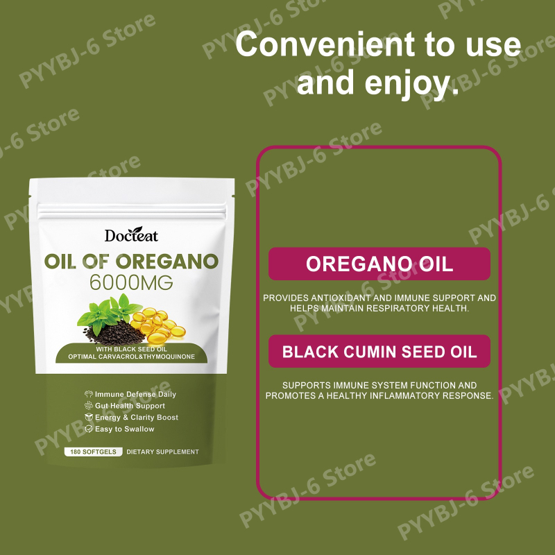 Oreganoöl-Softgels mit Schwarz – Herbal Wellness Formula Bewertung und Preis